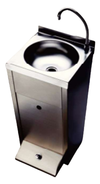 302601D || Foot-operated Wash Basin
